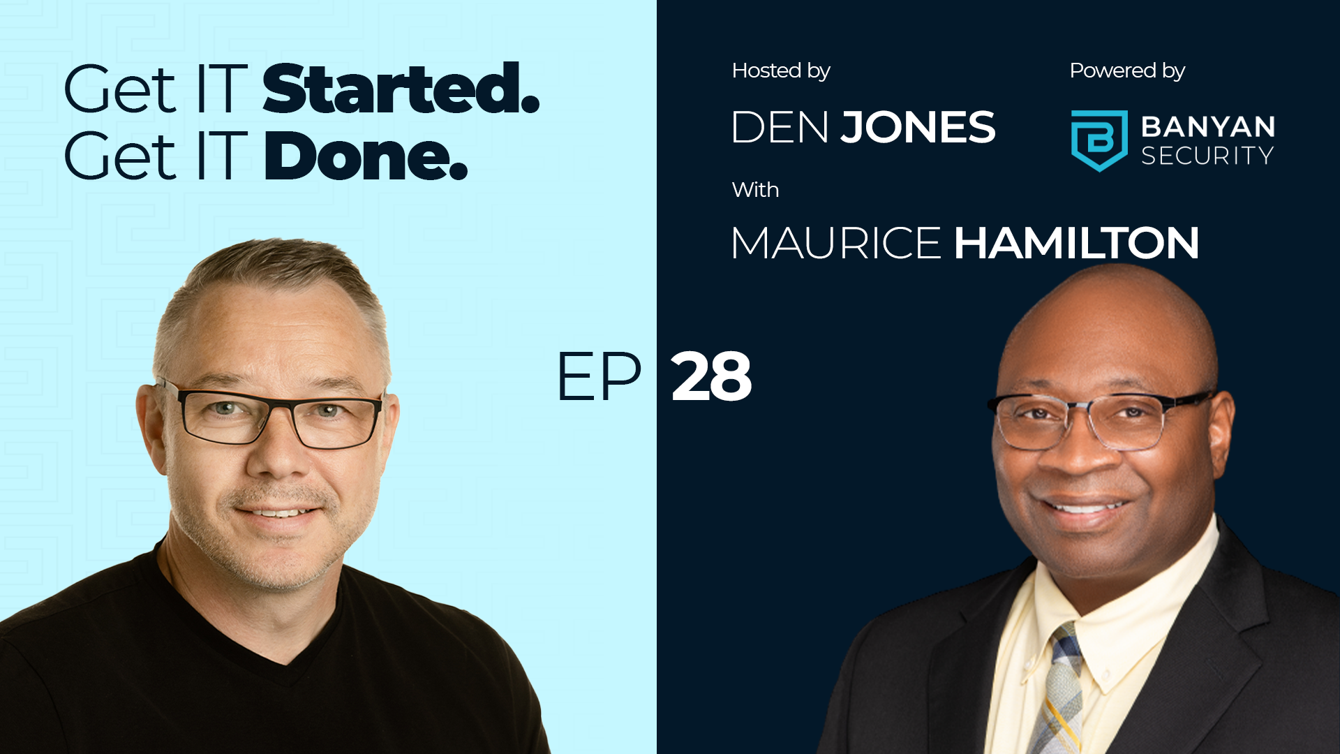 Maurice Hamilton and Den Jones