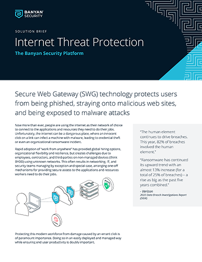 SWG - Internet Threat Protection thumb