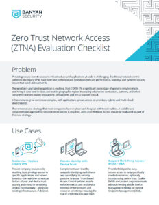 ZTNA Evaluation Checklist thumb