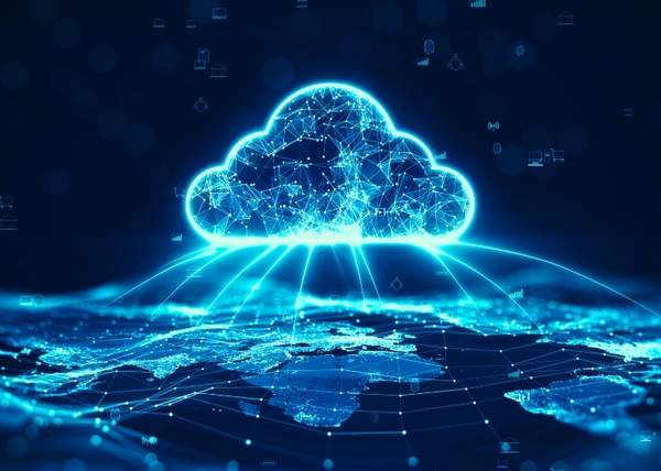 Image of a Banyan cloud on top of a global web representing SWG versus CASB