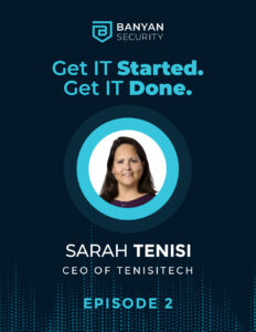TechMeSeriously's Sarah Tenisi on the Pod with Den Jones - Episode #2