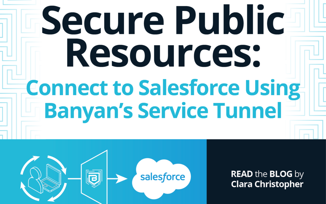 Secure Public Resources: Connect to Salesforce Using Banyan’s Service Tunnel