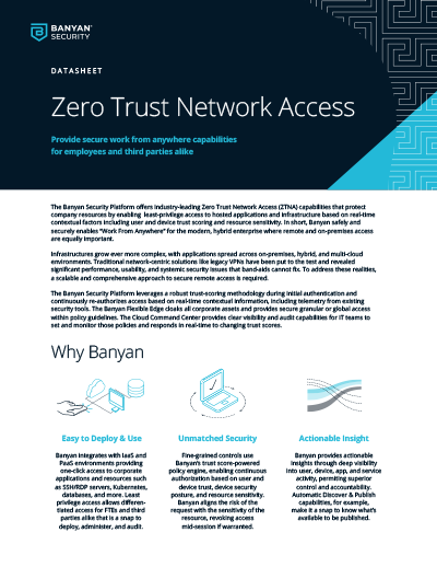Banyan Security ZTNA thumb