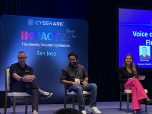 Den Jones at CyberArk IMPACT 23 Fireside Chat