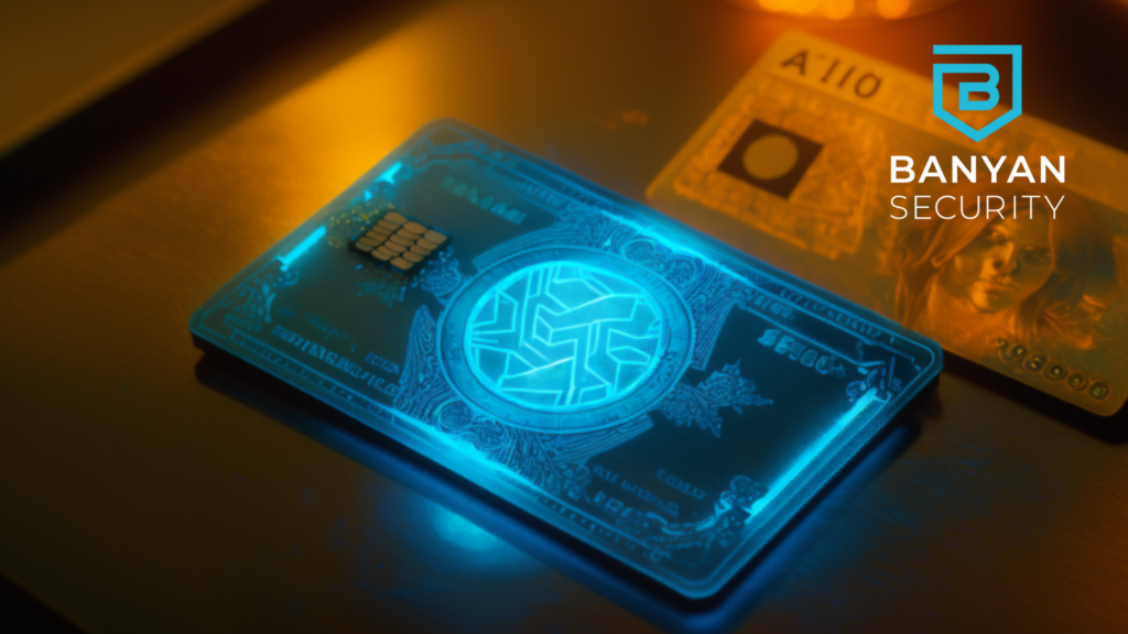 image of futuristic credit card representing banyan enterprise pricing