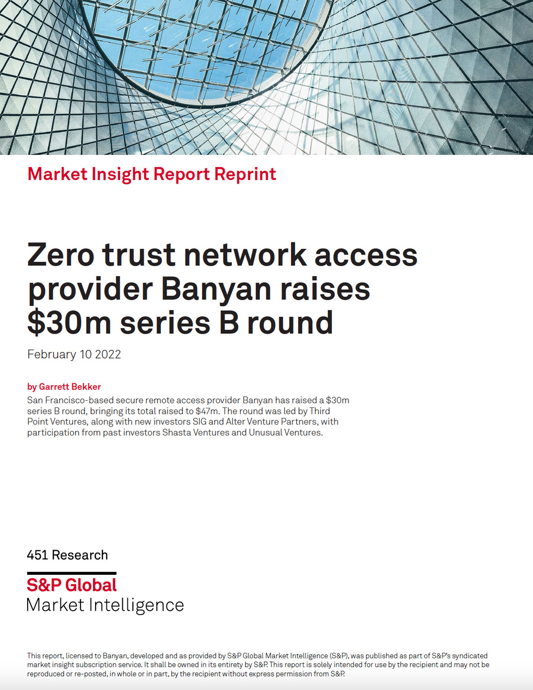 Series B Funding Report cover thumbnail