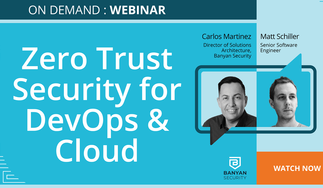 Live Workshop: Zero Trust Security for DevOps & Cloud