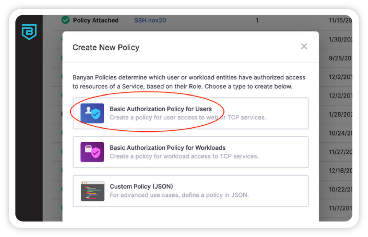 policy screen shot V2